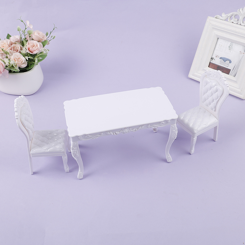 Office Furniture And Desks - NIEUW Poppenhuis 1:6 Keukenmeubilair Eettafel Stoel