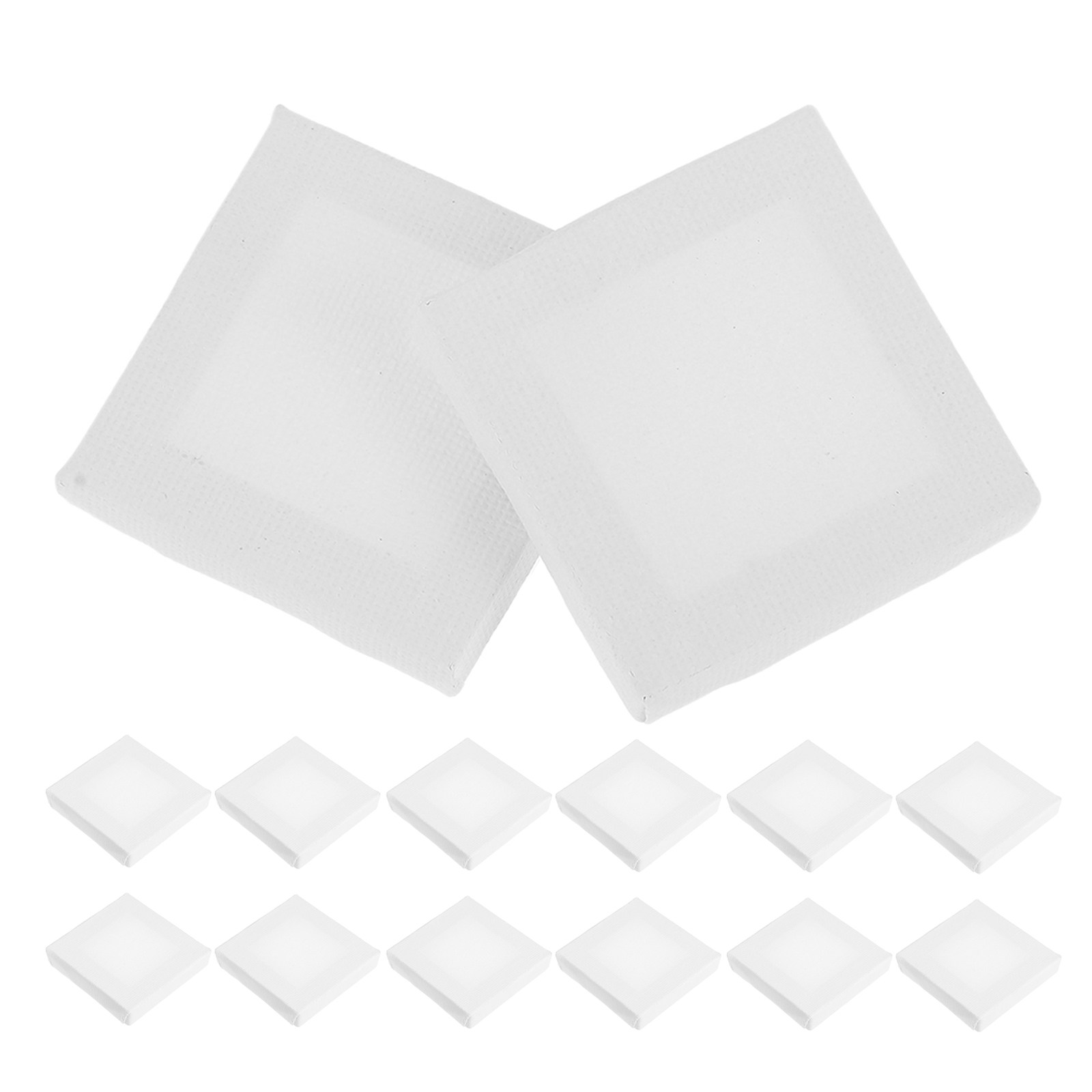 Office Furniture And Desks - 14 stuks 5x5cm mini canvas ingelijste