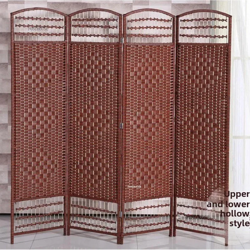 Room Divider Bamboo - Eenvoudig opklapbaar scheidingswand-scherm, woonkamerverdeler, ruimtescheider, creatieve