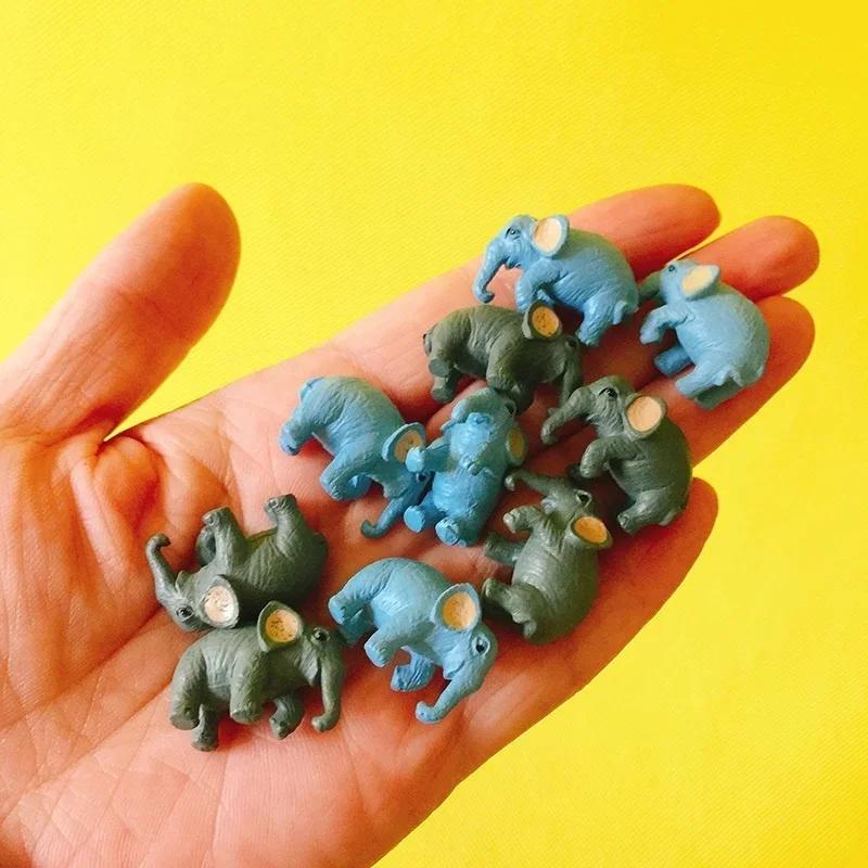 Office Furniture Hon - 5 stks/set Miniaturen Dieren Olifanten Leuke