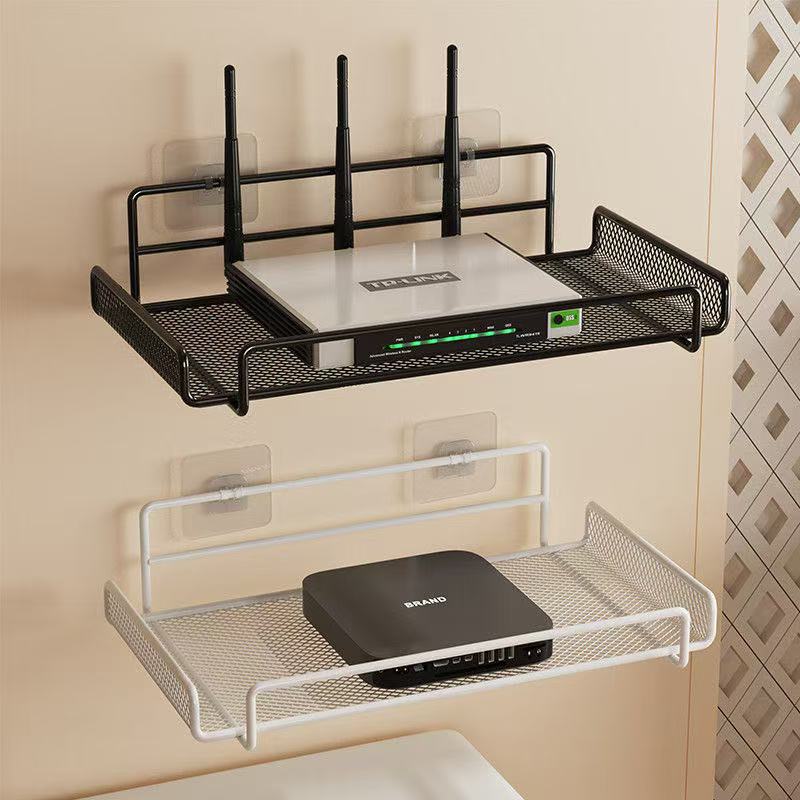 Locker Storage Metal - Wandplank van roestvrij staal voor routers,