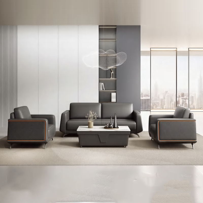 Office Furniture Company - Moderne nieuwe luxe lederen kantoorbankset met