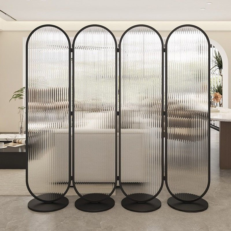 Room Divider Bamboo - Ponsvrije scheidingswand van acrylglas, woonkamer, moderne,