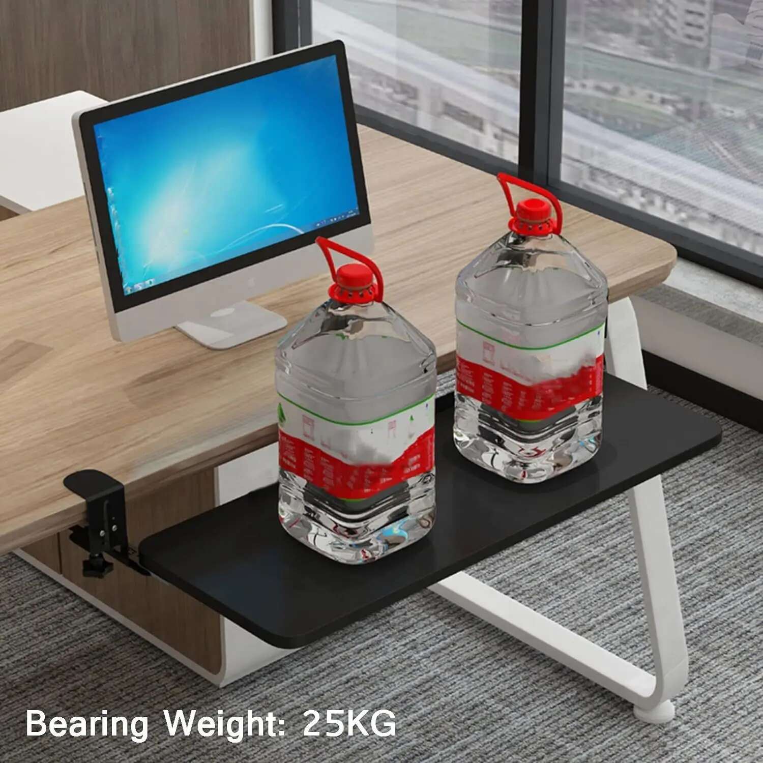 Keyboard Drawer Under - Ergonomisch glijdend toetsenbordlade onder het bureau,