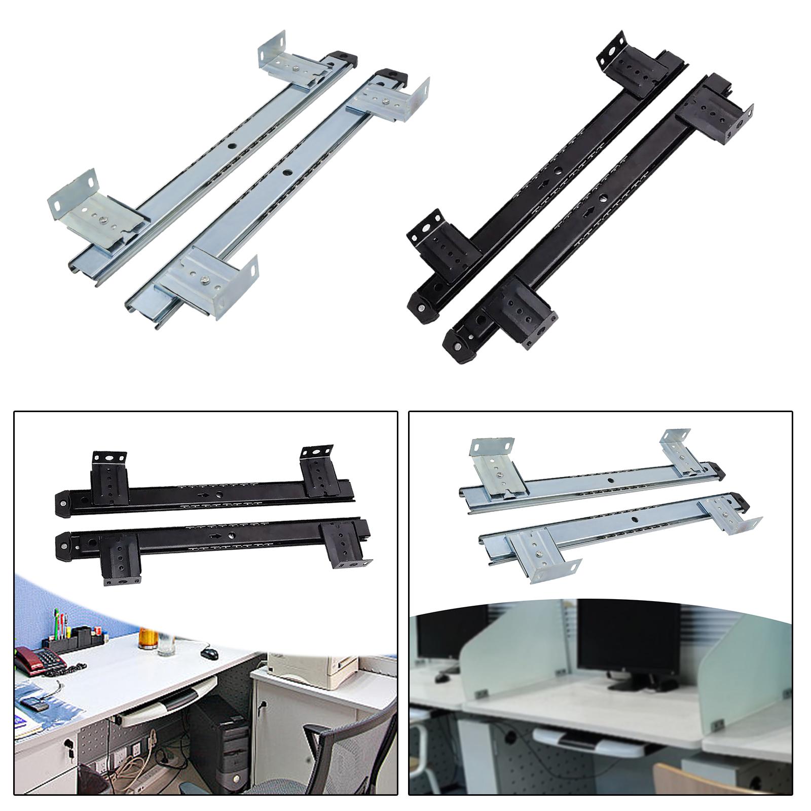 Keyboard Drawer Under - Toetsenbordlade Schuifrails Multifunctionele Metalen Kogellager Uitschuifbare