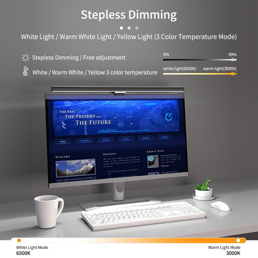 50cm LED Monitor Lichtbalk Sch - Office Furniture Installation recensie en prijs
