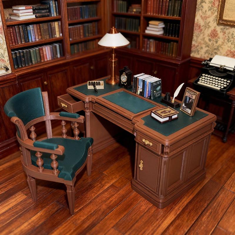 1:12 Schaal Dollhouse Mini Vin - Office Furniture And Desks recensie en prijs
