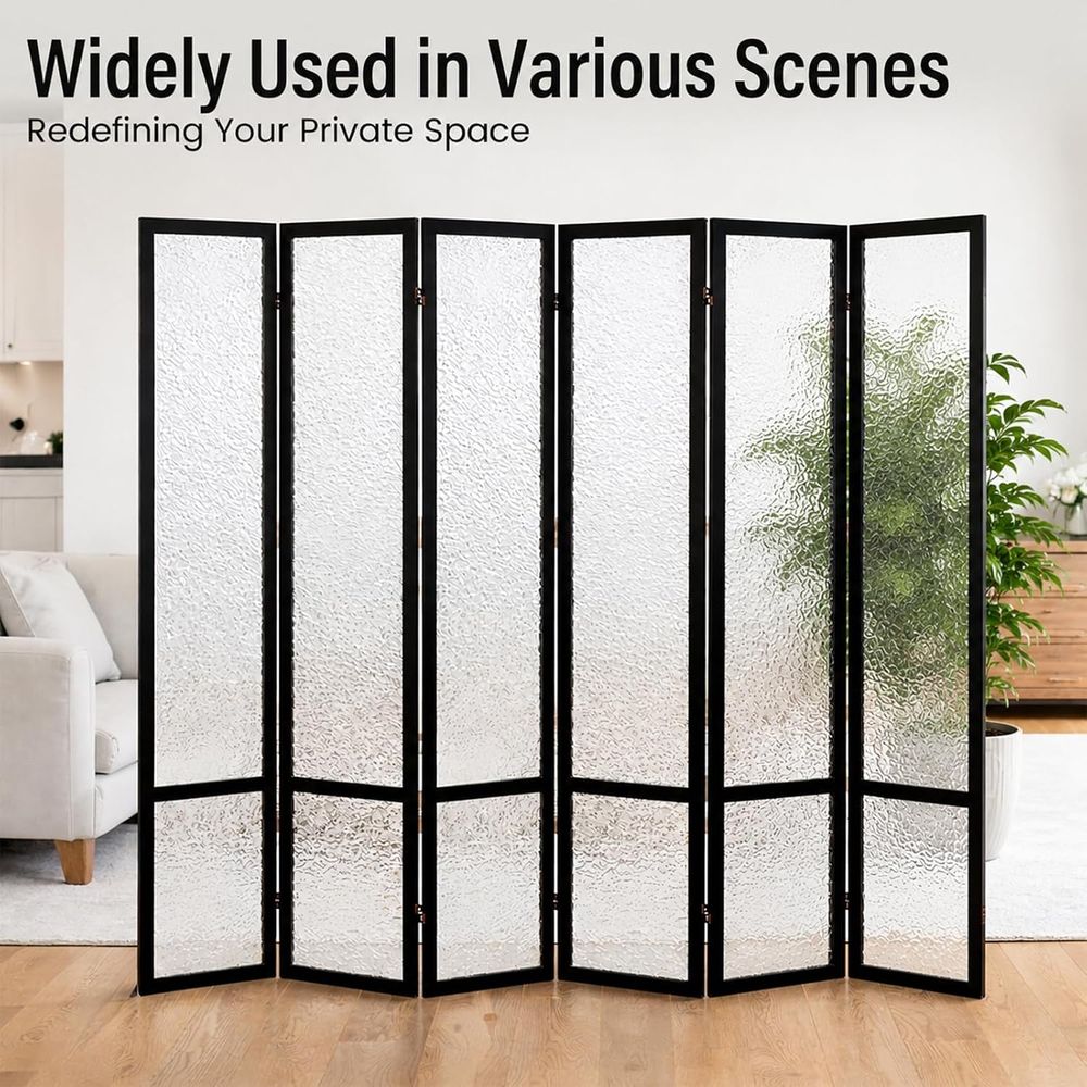 Acryl Room Divider met 6 panel - Room Divider Bamboo recensie en prijs