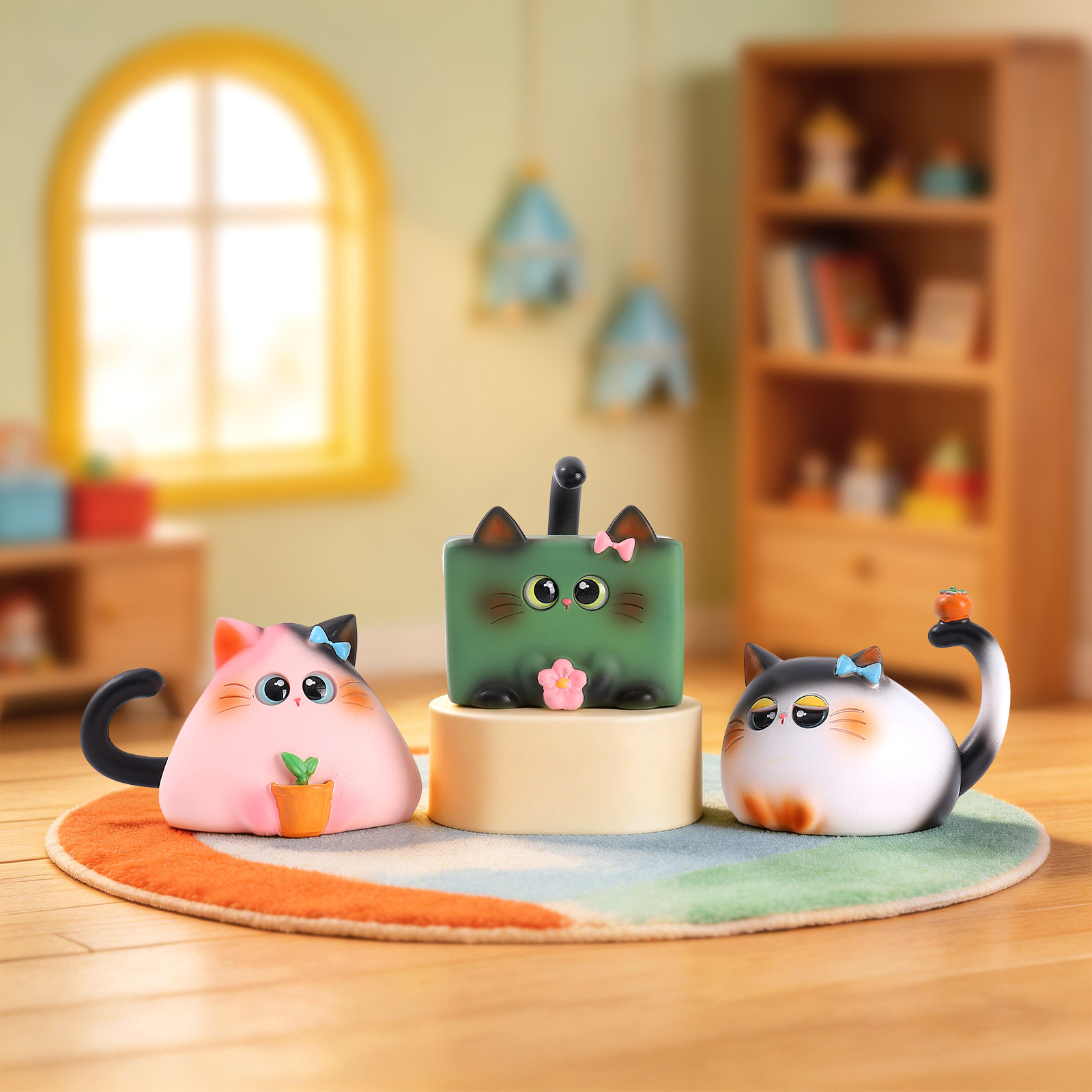 Blind Box Kat Beeldje Hars Cre - Office Furniture Installation recensie en prijs