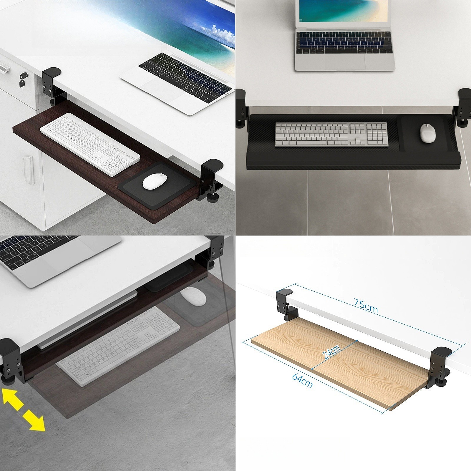 Toetsenbordbeugel onder de taf - Keyboard Drawer Under recensie en prijs