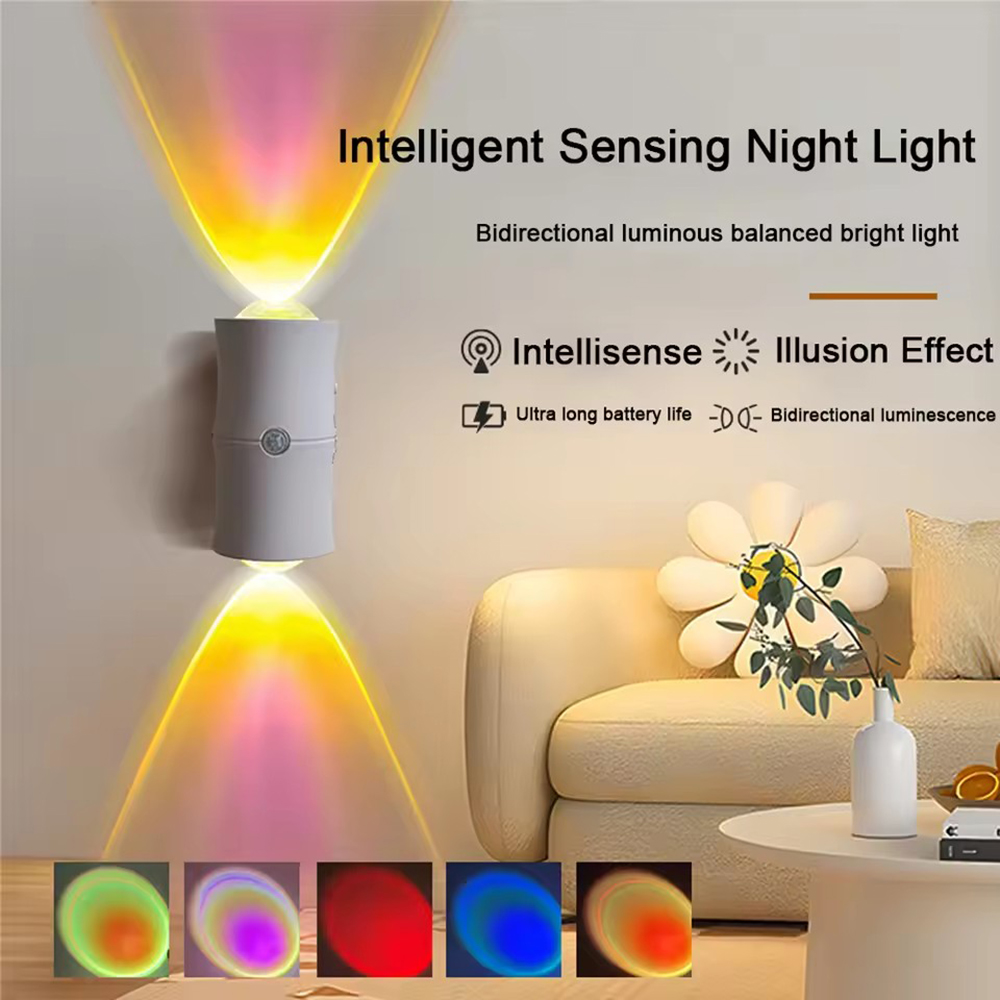 RGB 7 kleuren Bewegingssensor  - Room Divider Bamboo recensie en prijs