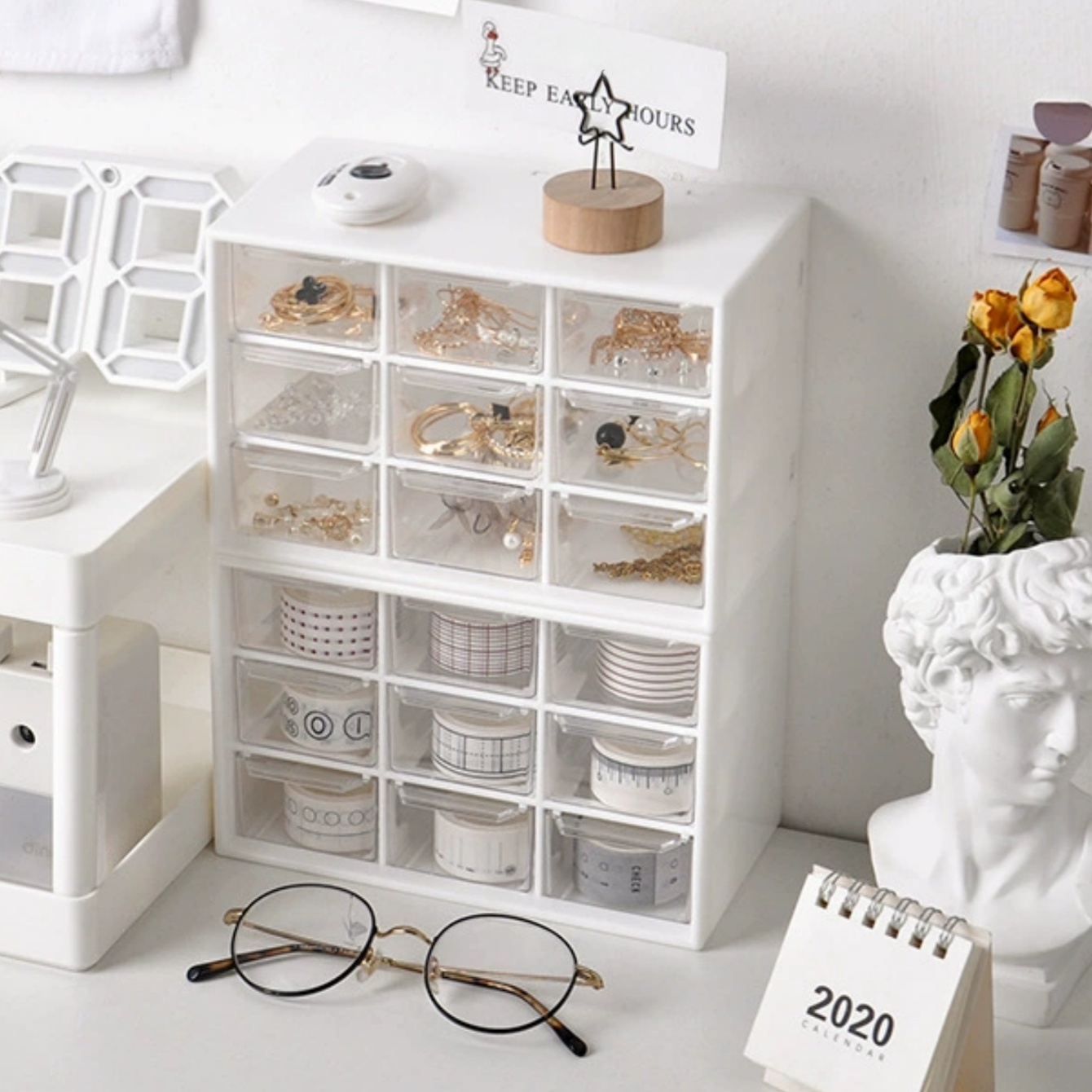 Opbergdoos van kralenmateriaal - Office Furniture Installation recensie en prijs