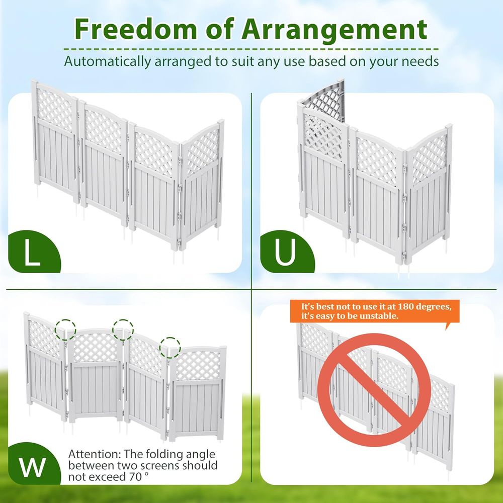 Resin Outdoor Privacy ence, 4  - Room Divider Bamboo recensie en prijs