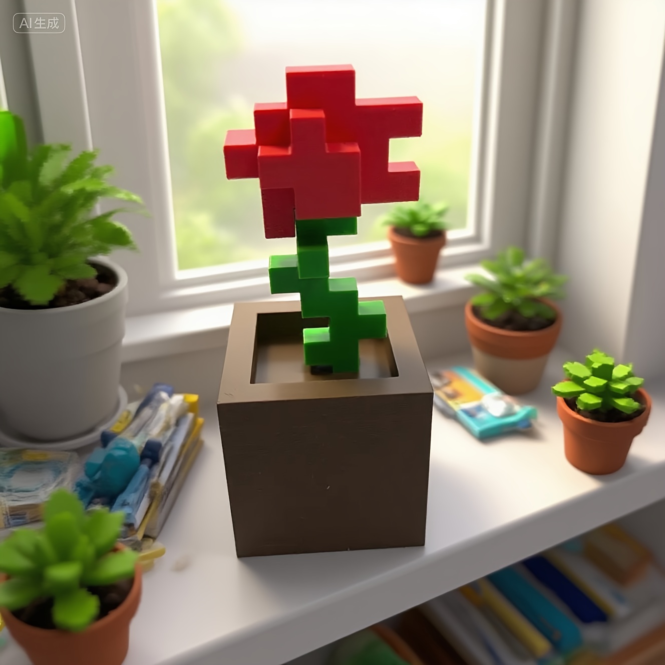 1 stuk Pixel Rozenbloem Orname - Office Furniture Hon recensie en prijs