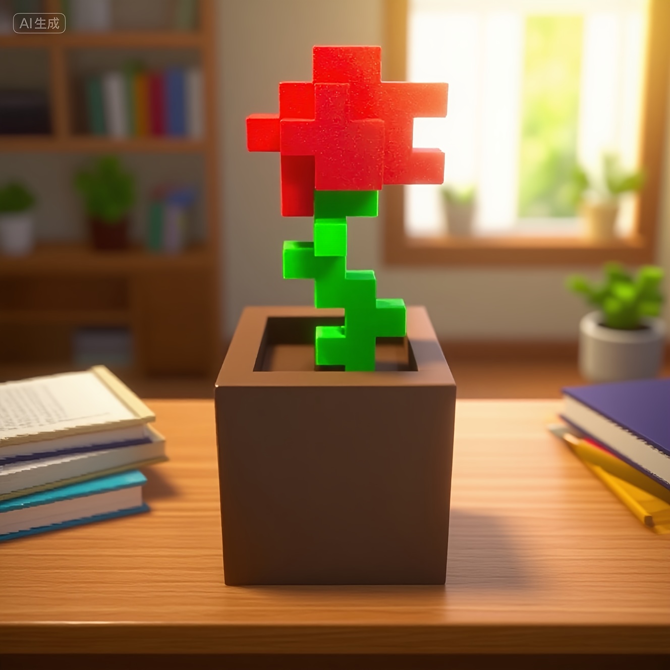1 stuk Pixel Rozenbloem Orname - Office Furniture Hon recensie en prijs