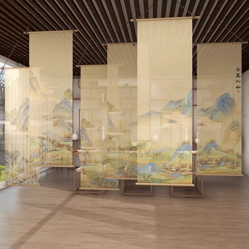 Hangende kamerverdeler van bam - Room Divider Bamboo recensie en prijs